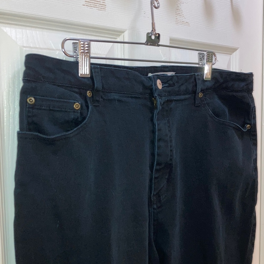 COLDWATER CREEK DISTRESSED charcoal/black Jeans 16